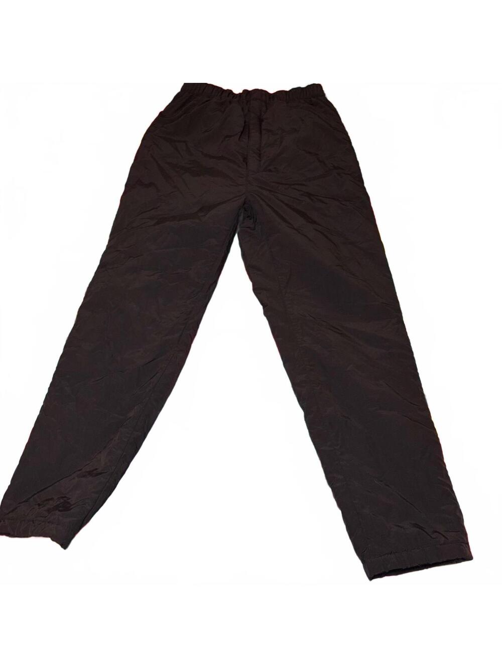 Vtg L.L. Bean Men’s M Black Insulated Side Zip Ski Snow Pants Regular -Excellent - Picture 3 of 9